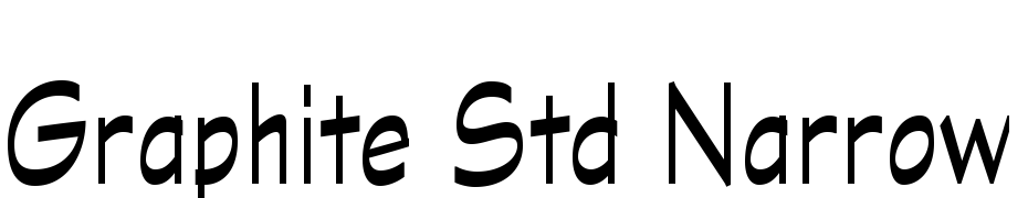 Graphite Std Narrow Yazı tipi ücretsiz indir